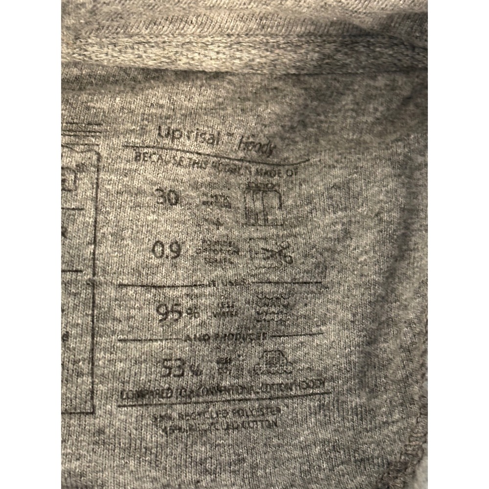 Patagonia Mens P-6 Logo Uprisal Hoody‎ Grey Pullover Sweatshirt 39622FA21 Medium - Picture 6 of 8